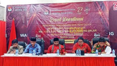 KPU Kota Sorong Tetapkan 4 paslon