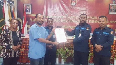 KPU Mamberamo Raya Tetapkan 4 Paslon