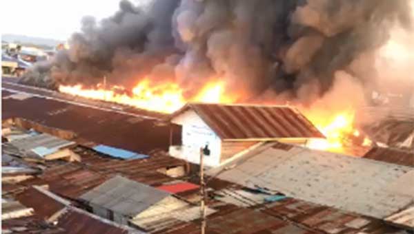 Pasar Remu Terbakar