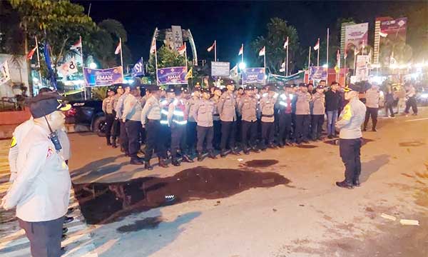 Polresta Ambon Terjunkan 350 Pers Amankan Deklarasi