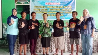 DP3AKB Biak Gelar Dapur Sehat Atasi Stunting di Kampung Berkualitas Sorido