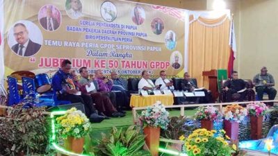 GPDP Gelar Temu Raya Peria di Momen Jubelium 50 Tahun di Biak