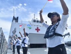 Satgas Port Visit Ukir Sejarah, Kali Pertama Unsur KRI TNI AL Muhibah di Solomon Islands