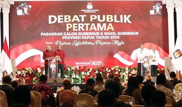 KPU Papua Debat Publik Pertama