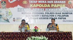 Kapolda Renwarin Kunker Perdana Biak Supiori