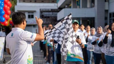 PLN Papua Gelar Jalan Sehat Buka Rangkaian Porseni HLN ke 79