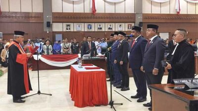 Pelantikan Pimpinan DPRD Maluku 2024 2029