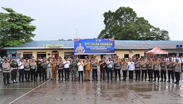 Polres Biak Apel Gabungan Zebra Cartens 2024 2