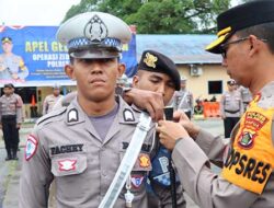 Polres Biak Gelar Apel Gabungan Operasi Zebra Cartenz 2024