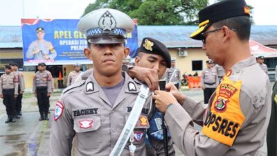 Polres Biak Apel Gabungan Zebra Cartens 2024