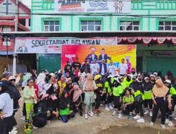 Relawan Paslon G4S Full Senam Bareng Kandidat, Syaiful Bilang Begini