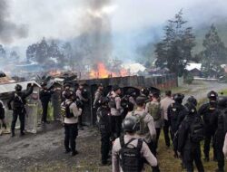 Aksi Saling Serang Warnai Hari Pencoblosan di Puncak Jaya, Puluhan Orang Korban Luka