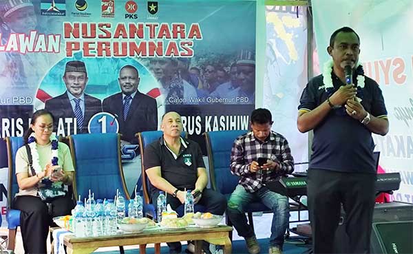 Cagub AFU Relawan Nusantara Perumnas KM10