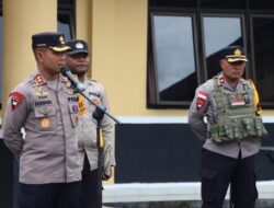 Kapolres Puncak Jaya Polda Papua Pimpin Apel Kesiapan Pengamanan TPS