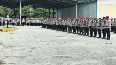 Polresta Geser 600 Personil PAM Pilkada, Kapolresta: Jangan Anggap Remeh, Ancaman Selalu Ada!