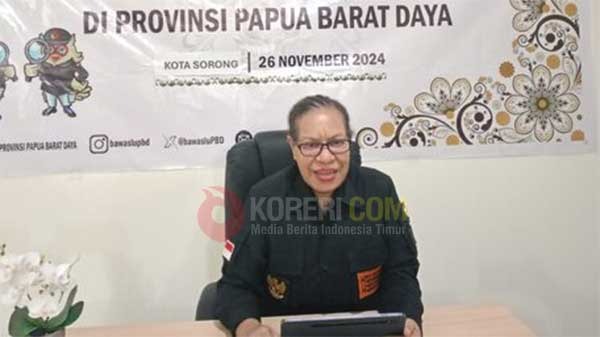 Regina Gemenop, Koordinator Divisi Pencegahan, Partisipasi dan Hubungan Masyarakat Bawaslu PBD / Foto : Suzan