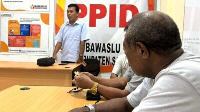 Dua Paslon Bupati Sarmi Lapor Bawaslu Ada Dugaan Pelanggaran Pilkada Secara TSM