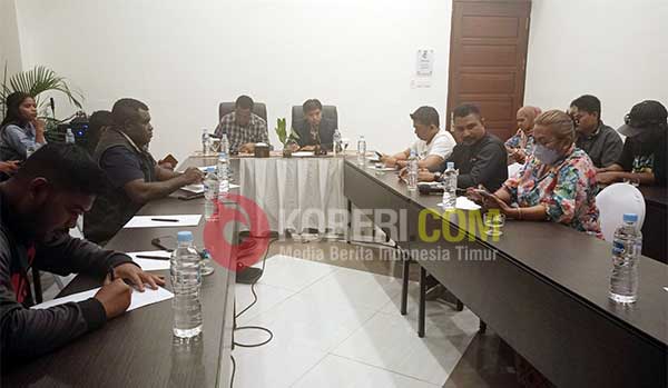 KPU Kota Sorong Rakor Distribusii Logistik