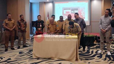 OJK 11 Pemda di Papua Teken SK Bentuk TPAKD