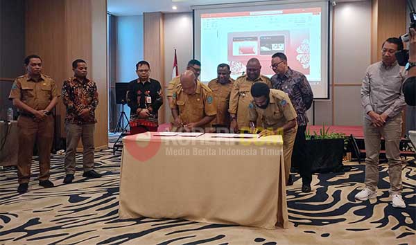 OJK 11 Pemda di Papua Teken SK Bentuk TPAKD