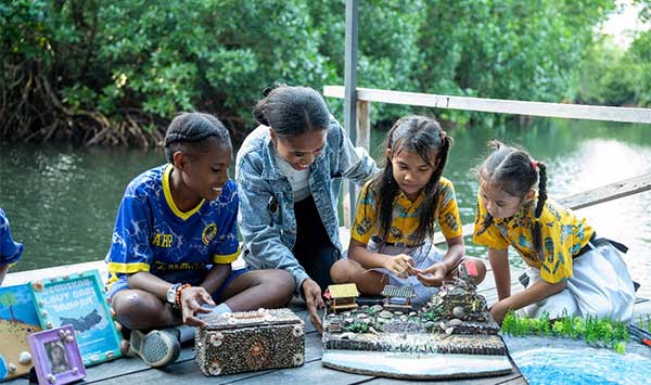 PLN Salurkan Bantuan Pembangunan Sekolah Alam di Jayapura, 2 PLN Bantu Sekolah Alam Jayapura2