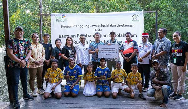 PLN Salurkan Bantuan Pembangunan Sekolah Alam di Jayapura, 3 PLN Bantu Sekolah Alam Jayapura4