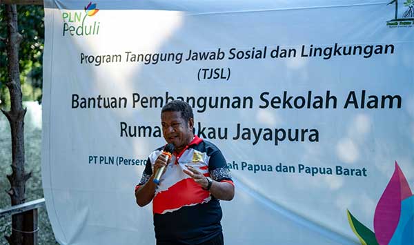 PLN Salurkan Bantuan Pembangunan Sekolah Alam di Jayapura, 4 PLN Bantu Sekolah Alam Jayapura5