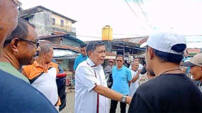 Blusukan ke Sejumlah Pasar di Ambon, Paslon BETA Tampung Keluhan Warga dan Pedagang