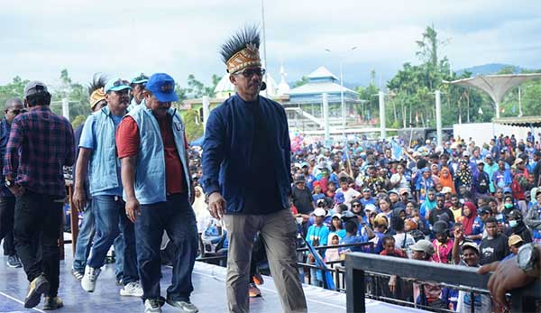 Kampanye Akbar Dihadiri Ribuan Orang, Pesan DAMAI : Jangan Salah Pilih 3 Paslon DAMAI Kampanye Akbar3