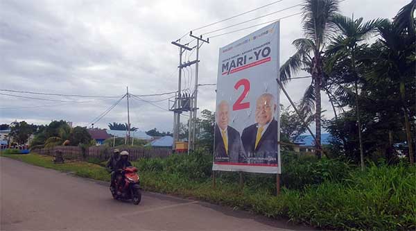 Paslon Mari Yo Baliho Mamberamo Raya2