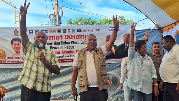 Kampanye Mari-Yo di Bonggo Sarmi: Warga Lega, Rasa Penasaran Terbayarkan 2 Paslon Mariyo Kampanye Bonggo Sarmi2