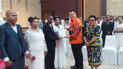 Pemkot Sorong Gelar Nikah Massal OAP