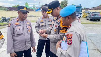 Polres Biak Razia HP Cegah Judol