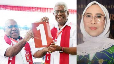 paslon JOEL Tokoh Perempuan Muslim Mimika