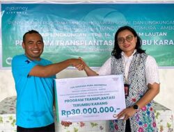 API Pattimura Ambon Jalankan Program Transplantasi Terumbu Karang di Negeri Morella