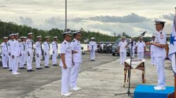 Dansatkat Koarmada III Pimpin Sertijab, Letkol Laut (P) Nugroho Komandani KRI Kapak-625 5 Dansatkak Pimpin Sertijab Dan KRI Kapak 625