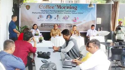 Coffee Morning: Kominfo Maluku-Awak Media Duduk Bareng Bahas Soal Daerah