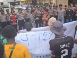 Komunitas Pemuda Papua Tuntut Polisi Proses Kasus KDRT Cawagub