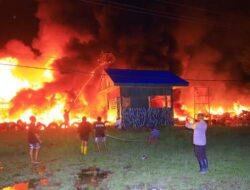 Polres Yalimo Polda Papua Selidiki Kebakaran Puluhan Rumah di Distrik Eleliem