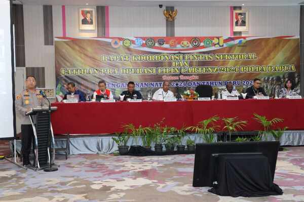 Polda Papua Gelar Rakor Antisipasi Kamtibmas Jelang Nataru 1 IMG 20241220 WA0040
