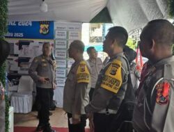 Kaopsda Papua Tinjau Pos Pengamanan: Pastikan Kesiapan Personel Sambut Natal dan Tahun Baru