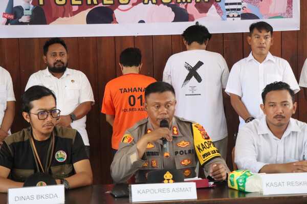Polres Asmat Ungkap Perdagangan Ribuan Labi-Labi Moncong Babi 2 IMG 20241224 WA0009