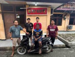 Polres Jayapura Tangkap Pelaku Curanmor, Motor Hasil Curian Diamankan