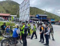 Aparat TNI-Polri Patroli dan Razia Sajam di Puncak Jaya Jelang Tahun Baru