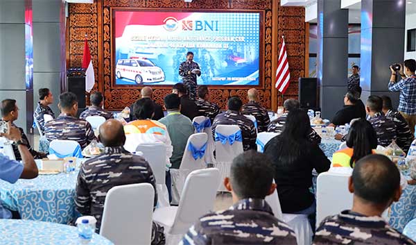 Wujud Sinergitas, BNI Hibahkan Satu Unit Mobil Ambulans ke Koarmada III 3 Koarmada III Terima Bantuan Ambulans BNI3