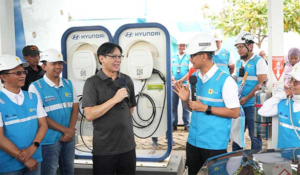 PLN Transaksi SPKLU Nataru Naik 400 Persen