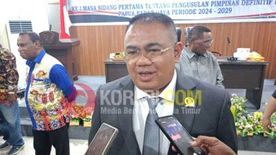 Henry Wairara Ketua sementara DPR PBD