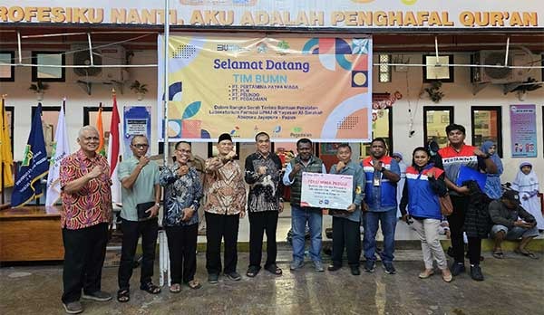Pertamina Bantu Sarana dan Prasarana Laboratorium Farmasi ke Yayasan Al-Barakah Abepura 2 IMG 20250115 WA0037