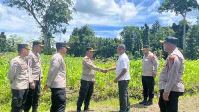 Tinjau Lahan di Keerom, Irwasda Polda Papua Pastikan Kesiapan Program Ketahanan Pangan