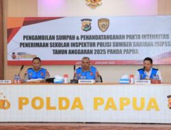 Polda Papua Gelar Sumpah dan Pakta Integritas Penerimaan SIPSS 2025